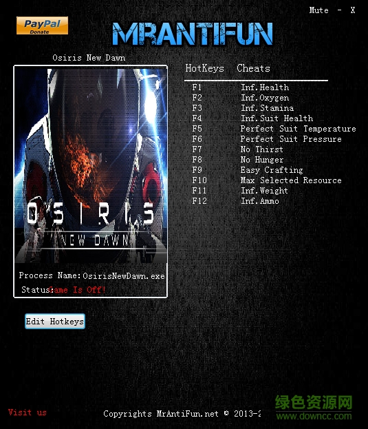 奧西里斯新黎明十二項修改器 v3.0 綠色通用版 0