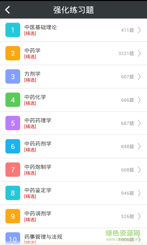 中藥學(xué)高級職稱總題庫app v3.4 安卓版 1