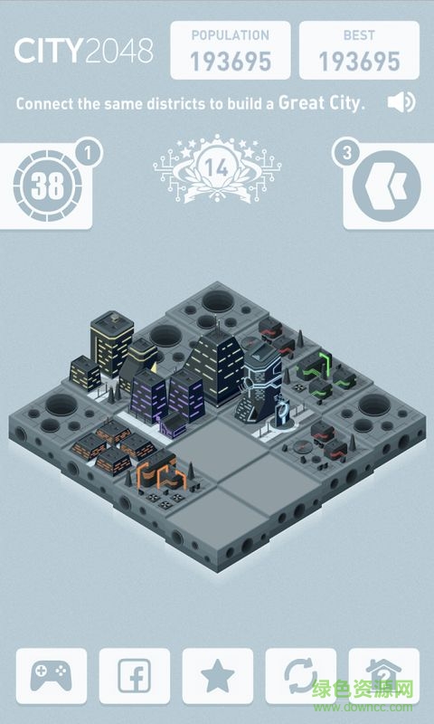 城市2048安卓修改版(city2048) v1.4.3 安卓漢化版 0