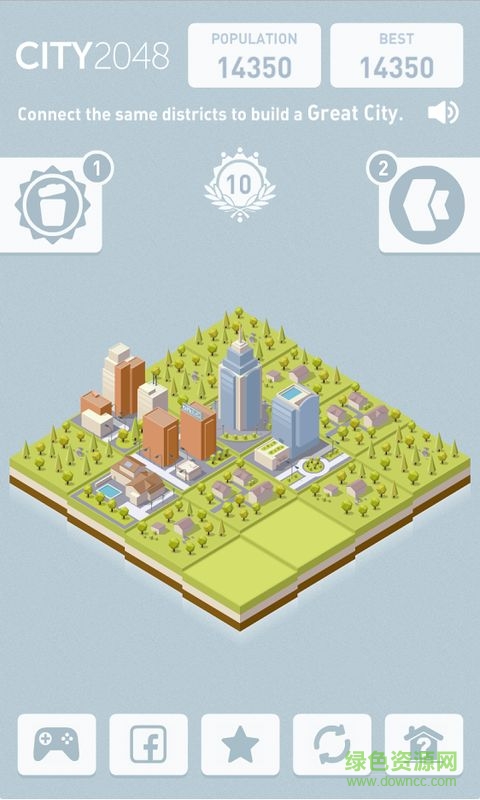 城市2048安卓修改版(city2048) v1.4.3 安卓漢化版 1