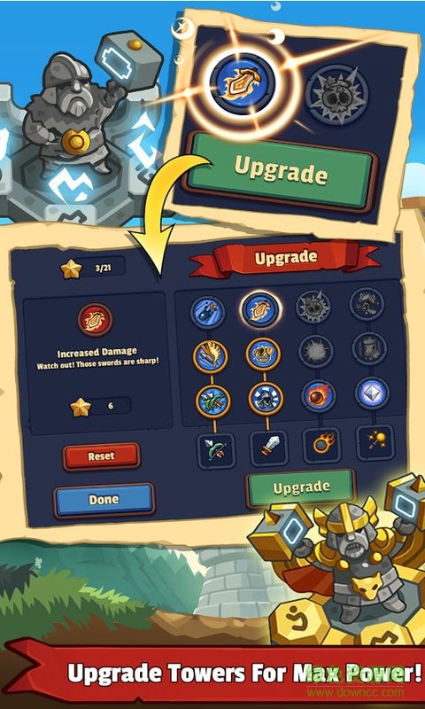 傳奇塔防中文內(nèi)購修改版 v2.1.8 安卓最新版 0