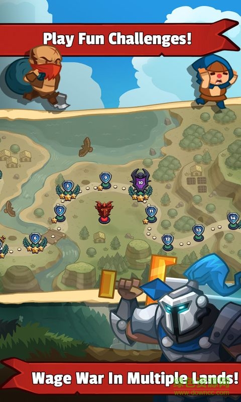 傳奇塔防修改版 傳奇塔防英雄全解鎖版