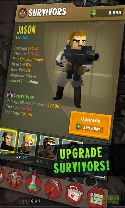 點(diǎn)爆僵尸內(nèi)購修改版 v1.8 安卓無限金幣版 1