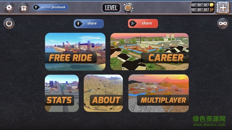 超級(jí)貨車模擬手游中文修改版 v1.1.0 安卓無(wú)限金幣版 1