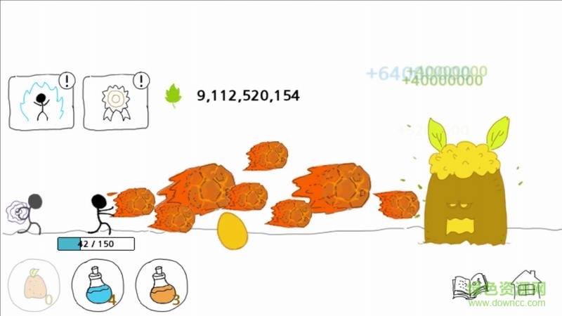 火柴人氣功波內(nèi)購修改版(장풍 키우기) v1.2.3 安卓無限金幣版 1