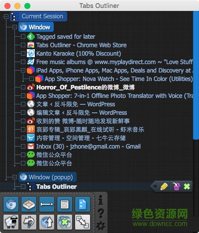 tabs outliner chrome(谷歌標簽管理插件) 最新版 0