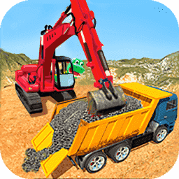 恐龍模擬挖掘機(jī)游戲