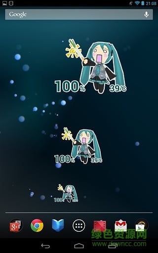 初音未來(lái)電量小插件(小初音電池) v1.5.2.2 安卓漢化版 2