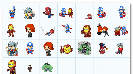 漫威漫畫英雄表情包  0