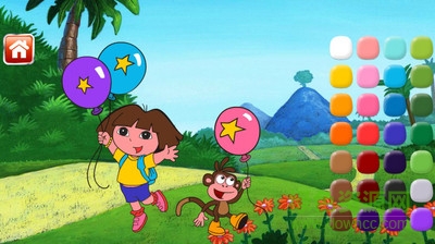 愛探險的朵拉填色 v2.1 安卓版 0