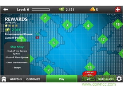 精英間諜刺客的使命無限金幣修改版 v1.11 安卓內(nèi)購版 2