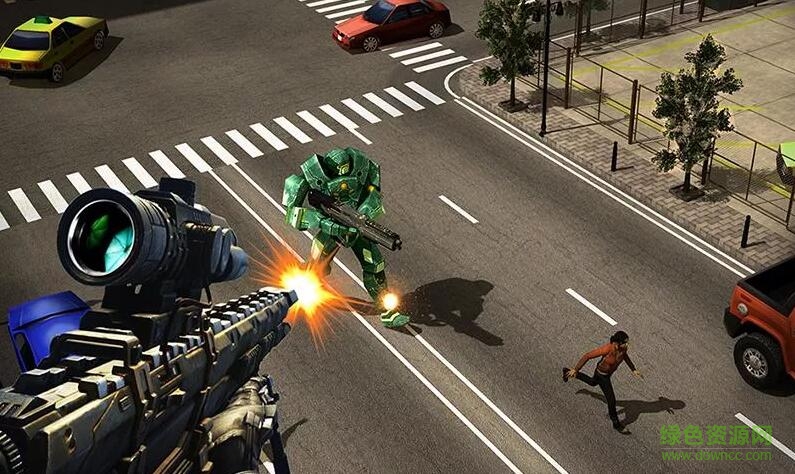 狙擊機(jī)器人無限金幣修改版 v1.0 安卓修改版 3