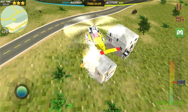 直升機救援2017無限鈔票修改版(Hill Rescue Helicopter 2017) v1.1 安卓內購版 3