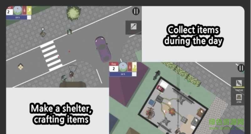 死氣沉沉的小鎮(zhèn)漢化修改版(死城：僵尸生存游樂園漢化) V1.2.7 安卓無限資源版 0