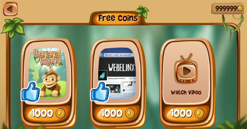 猴子快跑香蕉岛修改版 v1.0 安卓版1