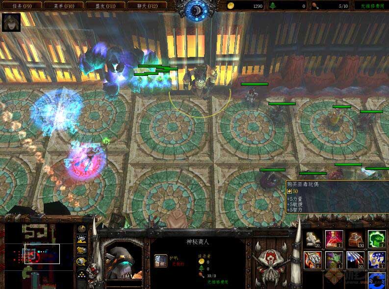 黑暗神廟1.8(魔獸角色地圖)  1