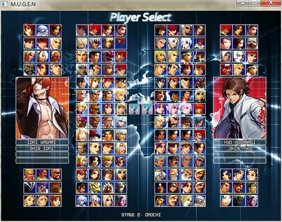 拳皇mugen5.0完美版 附隱藏人物和出招表 0