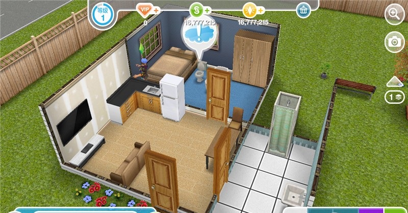 模擬人生4可捏臉手機版中文 v2.03.237 安卓版 1