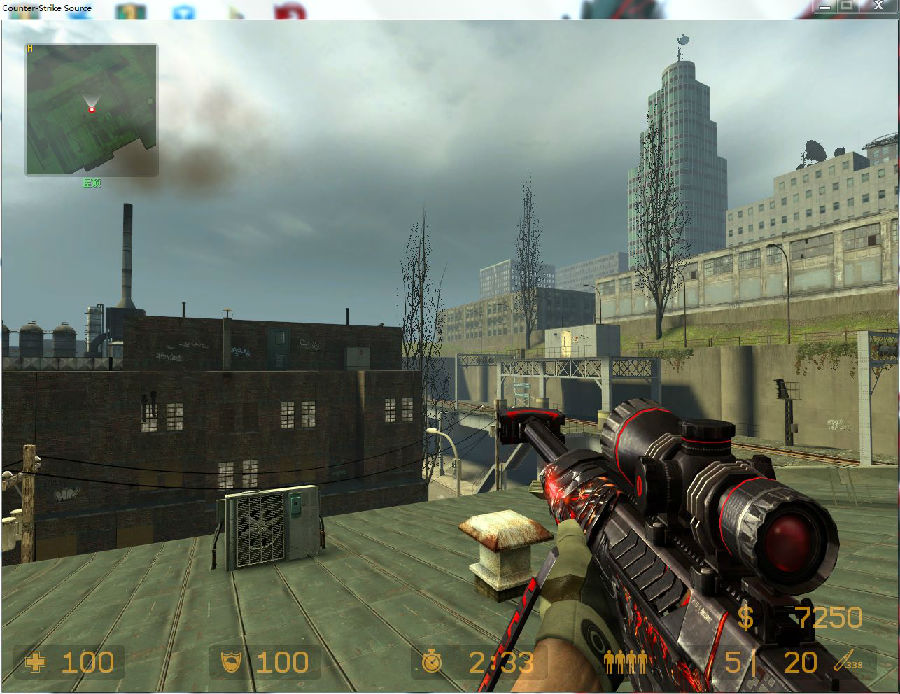 cs1.6巴雷特毀滅模型  0