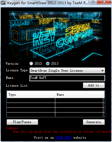 smartdraw2013注冊機(jī) smartdraw2013軟件