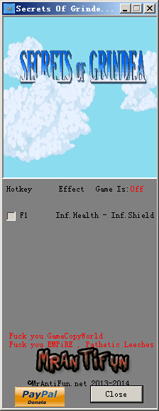 格蘭蒂亞秘聞兩項修改器 v0.599a MrAntiFun版 0