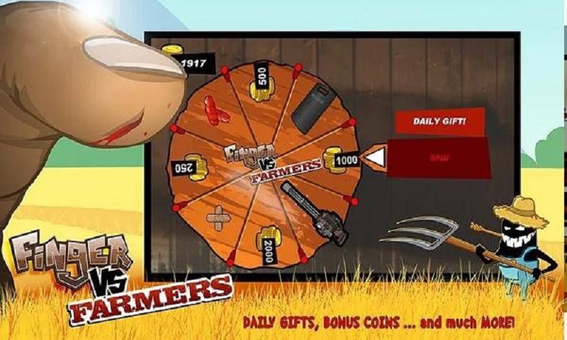 手指大戰(zhàn)農(nóng)夫(Finger Vs Farmers) v1.3.4 安卓版 2