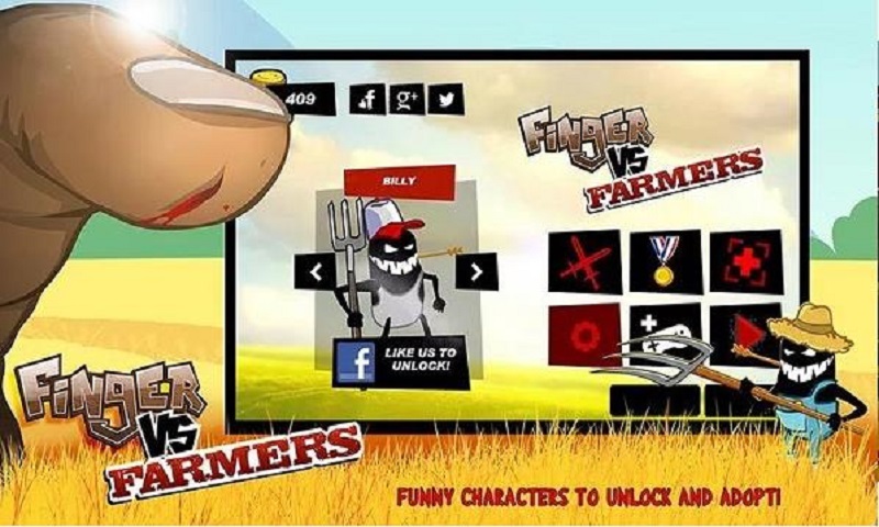 手指大戰(zhàn)農(nóng)夫(Finger Vs Farmers) v1.3.4 安卓版 3
