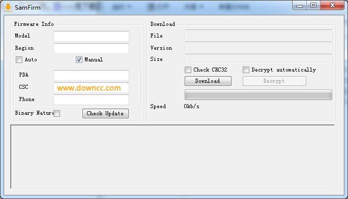 三星官方固件下載器(samfirm) v0.5.0 最新漢化版 0