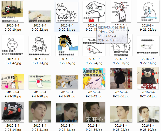 熊本熊表情包宋仲基 高清無水印版 0