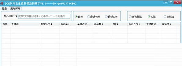 小灰灰淘寶選詞助手 v1.0  綠色免費(fèi)版 0