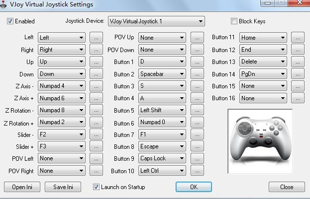vjoy虛擬手柄 v1.1 漢化版 0