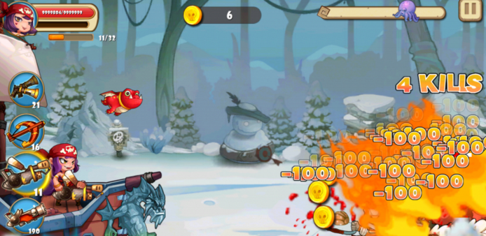 熱血小炮娘內(nèi)購修改版