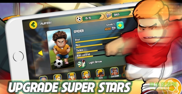 手機(jī)腳下功夫足球無限金幣鉆石修改版 v1.0.11 安卓版 1