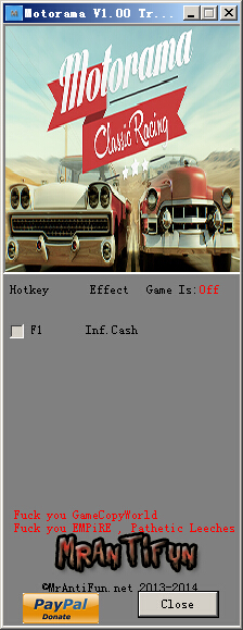復(fù)古賽車無限金錢修改器  0