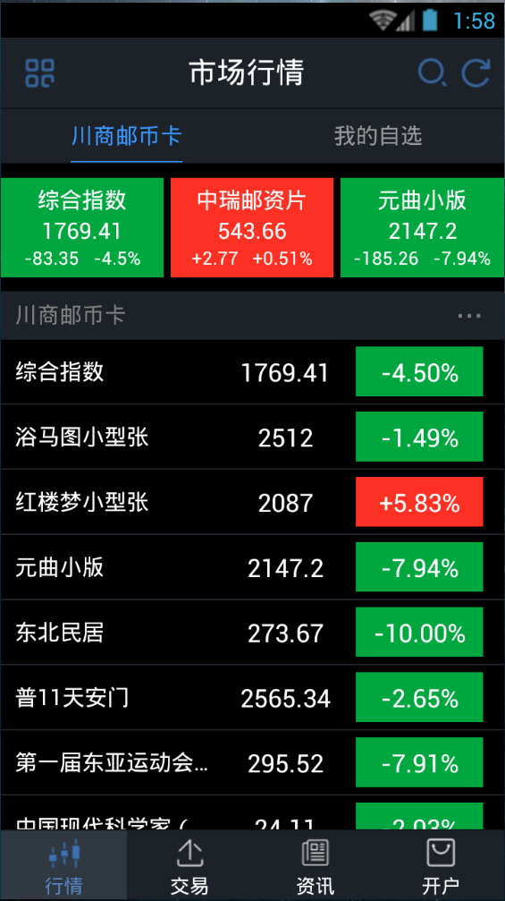 川商郵幣卡交易中心蘋果版 v1.0.3 iphone越獄版 1