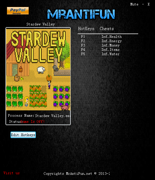 星露谷物語九項修改器 綠色版 0