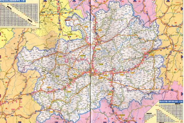 貴州省高速公路地圖 jpg高清版 0