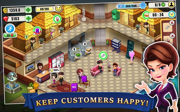 酒店大亨2修改版(resort tycoon) v3.1 安卓版 0