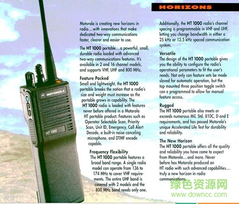 摩托羅拉HT1000寫頻軟件 中文版 0