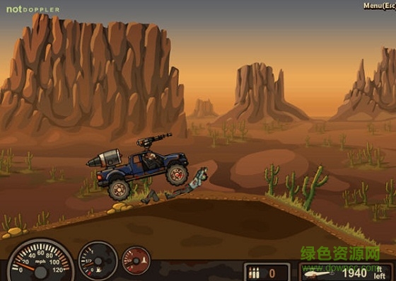 戰(zhàn)車撞僵尸無限金幣版 v1.0.14 安卓無敵版 1