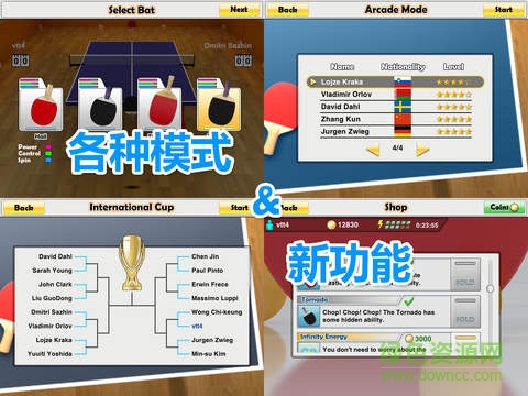虛擬乒乓球內購修改版(Virtual Table Tennis) v1.0.15 無限金幣安卓版 1