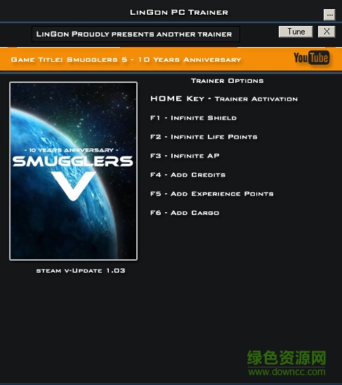 星際走私5修改器六項 v1.03  最新版 0