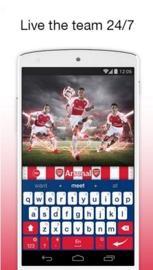 阿森納官方輸入法手機版(Arsenal Official Keyboard) v3.2.3.6 官方安卓版 1