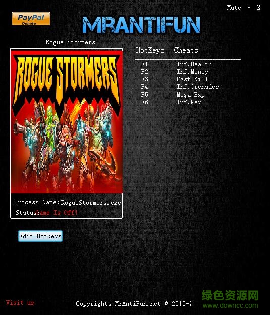 機械風(fēng)暴六項修改器 MrAntiFun版 0