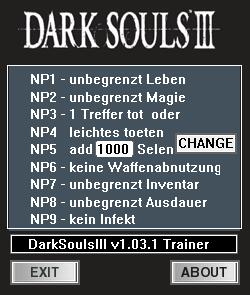 黑暗之魂3九項修改器 v1.03.1 Rolle版 0