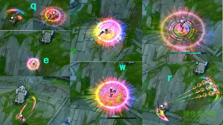 彩虹時(shí)代銳雯皮膚 全特效皮膚 0