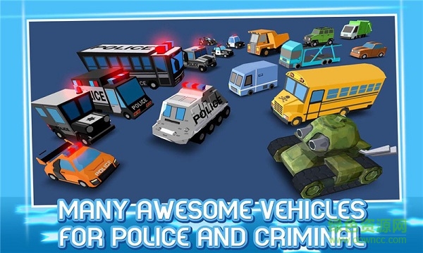 我的世界警察抓小偷無限金幣版(Craft Cop Pursuit Blocky Thief) v1.2 安卓版 0