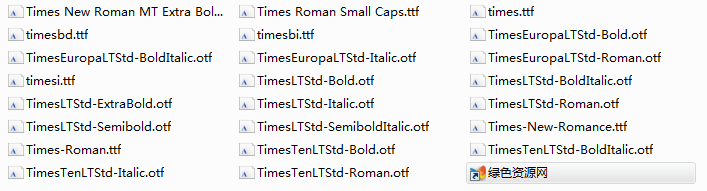 times系列字體打包 23款 0