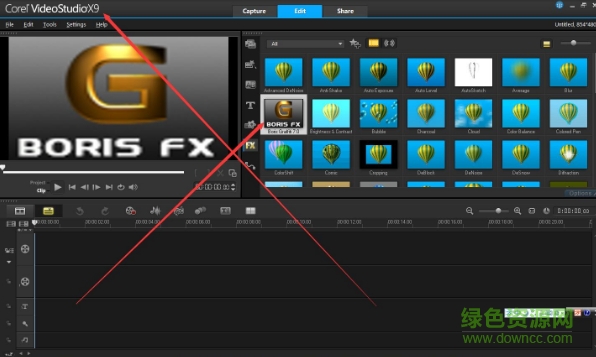 會聲會影x9g濾鏡32位0