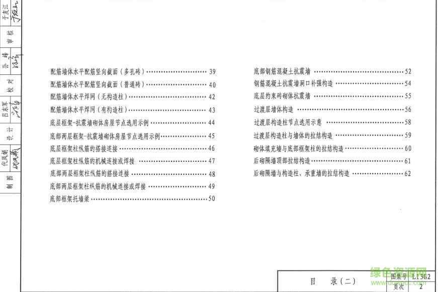 l13g2圖集 多層砌體結(jié)構(gòu)構(gòu)造 0
